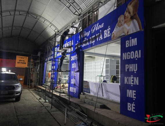 THI CÔNG BIỂN QUẢNG CÁO NHÀ THUỐC KHẢI YÊN
