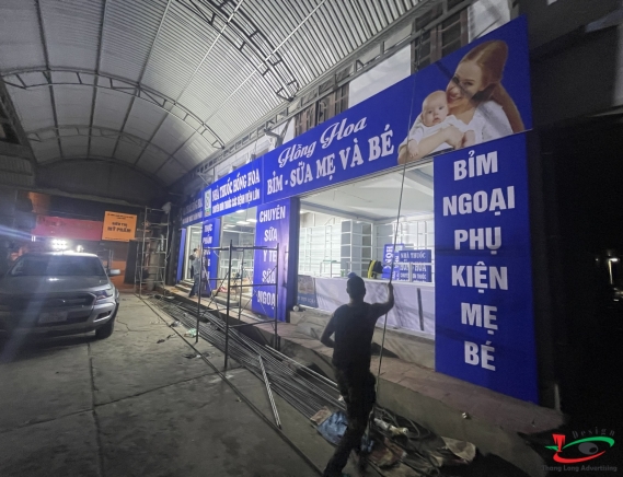 THI CÔNG BIỂN QUẢNG CÁO NHÀ THUỐC KHẢI YÊN