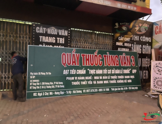 THI CÔNG CÁC HIỆU THUỐC TẠI HẢI DƯƠNG