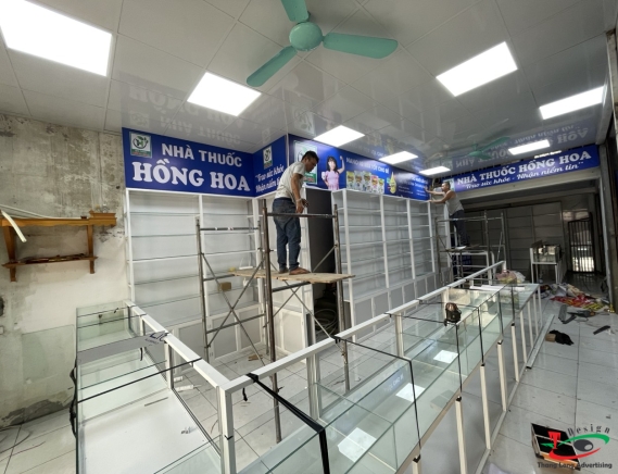 SETUP BỘ BIỂN THUỐC HỒNG HOA TẠI CHỢ LẦM VĨNH PHÚC