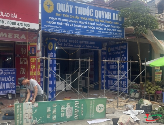 THI CÔNG CÁC HIỆU THUỐC TẠI HẢI DƯƠNG