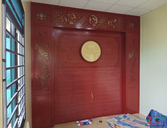 VÁCH CNC BÀN THỜ , MẪU PHÚC LỘC THỌ 
