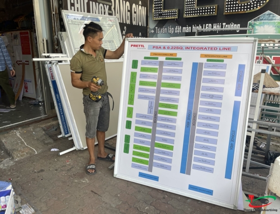 BẢNG KHUNG NHÔM XUỐNG SẢN XUẤT 