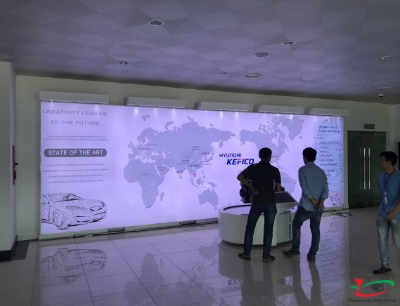 BIỂN BẠT IN HÌNH ẢNH BẢN ĐỒ CHO KHÁCH HÀNG HÀN QUỐC