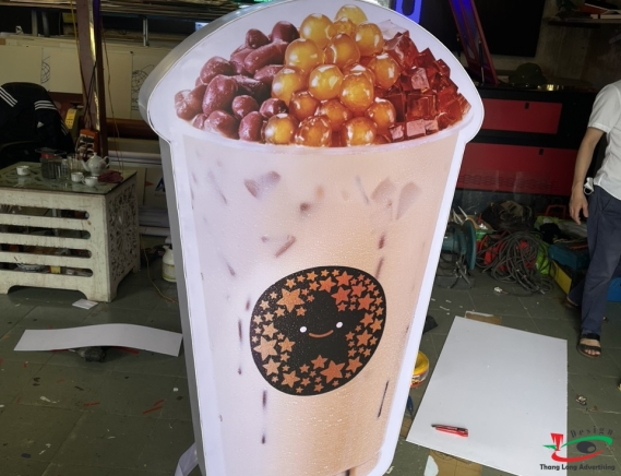 BIỂN CHÂN TRÀ SỮA TOCOTOCO 2 MẶT