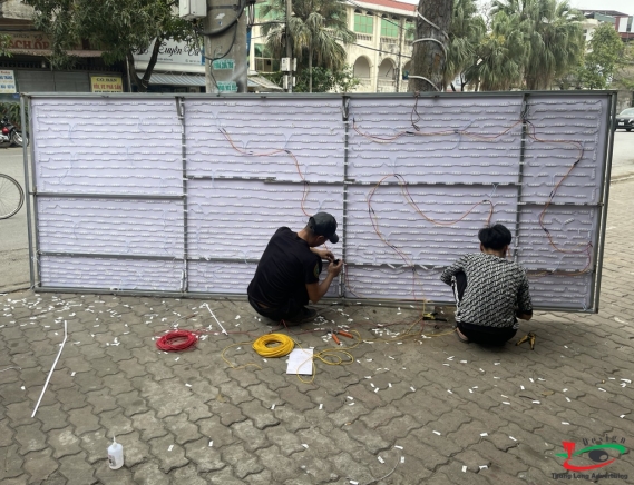 QUY TRÌNH LÀM BIỂN HỘP ĐÈN 