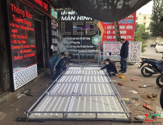 QUY TRÌNH LÀM BIỂN HỘP ĐÈN 