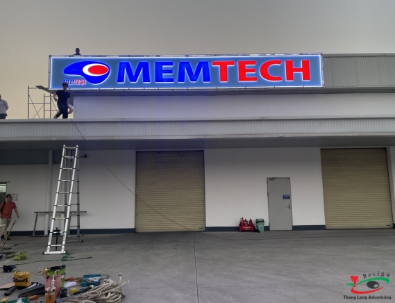Biển Quảng Cáo chữ Nổi MiKa hắt sáng LED ở Tỉnh Hải Dương