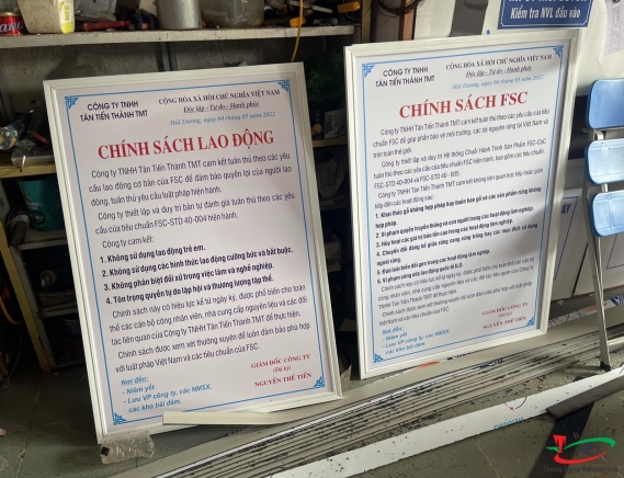 BẢNG KHUNG NHÔM CHÍNH SÁCH LAO ĐỘNG 