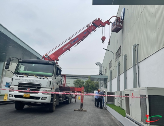 THI CÔNG BỘ CHỮ  TÊN CÔNG TY TẠI KCN PHÚC ĐIỀN HẢI DƯƠNG