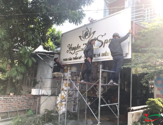 Thi Công Biển Spa