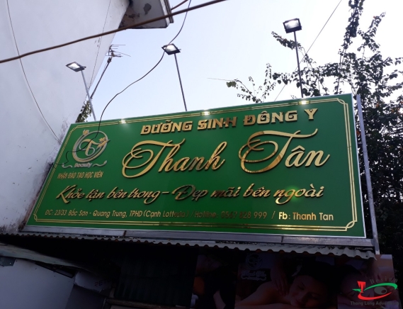 Thi Công Biển Spa Đẹp