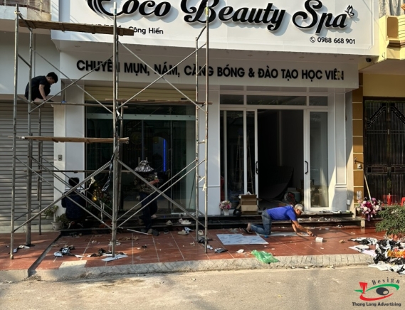 Thi Công Biển Spa