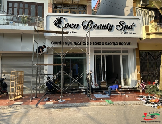 Thi Công Biển Spa Đẹp