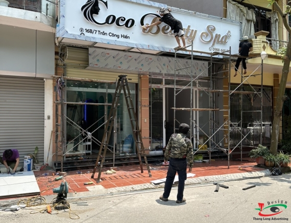 Thi Công Biển Spa