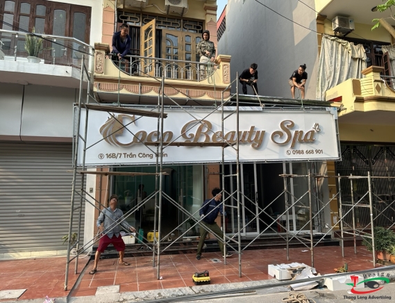 Thi Công Biển Spa