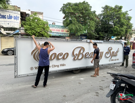 Thi Công Biển Spa Đẹp