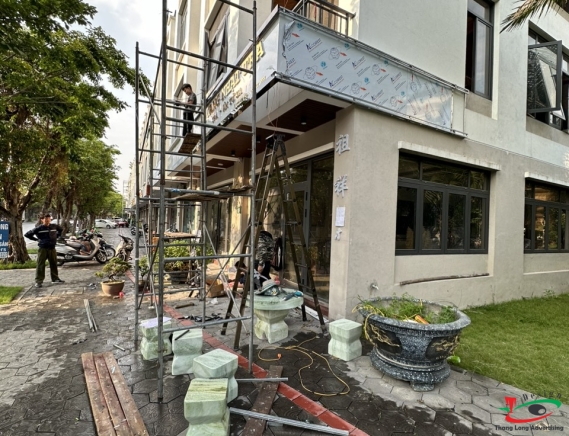 BIỂN QUẢNG CÁO TRÀ SỮA TẠI KĐT ECORIVER HẢI DƯƠNG