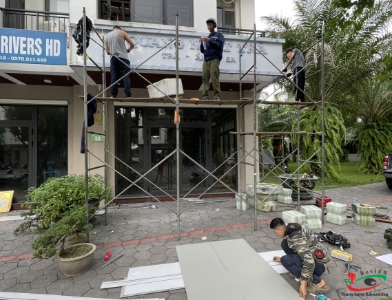 BIỂN QUẢNG CÁO TRÀ SỮA TẠI KĐT ECORIVER HẢI DƯƠNG