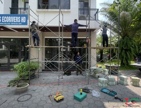 BIỂN QUẢNG CÁO TRÀ SỮA TẠI KĐT ECORIVER HẢI DƯƠNG