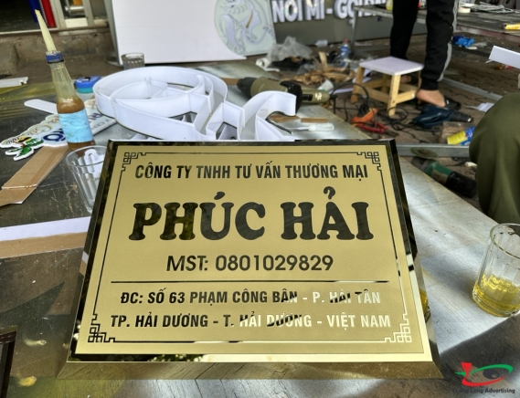 MẪU BIỂN CHỮ NỔI INOX CHẤT LƯỢNG 304