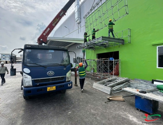 THI CÔNG ỐP ALUMINIUM MÁI SẢNH CÔNG TY AN PHÁT NAM SÁCH HẢI DƯƠNG