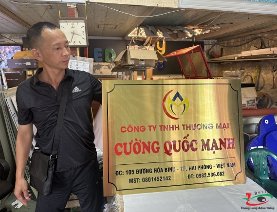 THI CÔNG LÀM BIỂN SỐ NHÀ ĐẸP ĐỘC ĐÁO SANG TRỌNG Ở HẢI DƯƠNG 